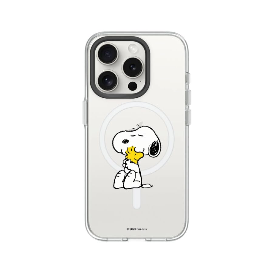 Amazon.com: RhinoShield Clear Case Compatible with Magsafe for [iPhone 15  Pro] Superior Magnetic, Advanced Yellowing Resistance, Crystal Clear and  Protective Phone Case - [Snoopy & Woodstock Hug] : Cell Phones & Accessories