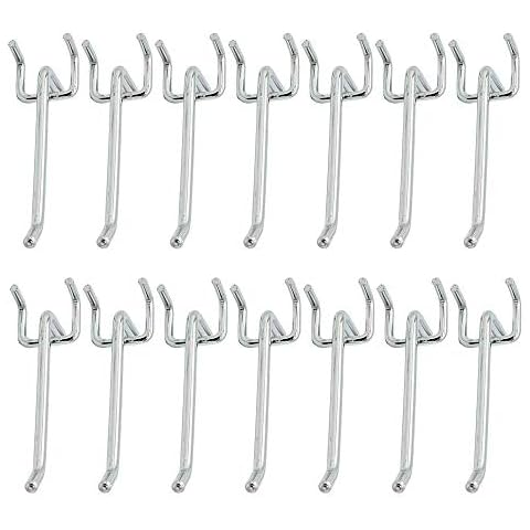Pegboard Hook, 48 PCS Hanging Pegboard Accessories, Peg Board Hooks Set, Hook Pegboard Tool, Pegboard Hook Holders, Pegboard Hooks Board, for Wall Retail Display Store Shelving Peg (10cm) Cover