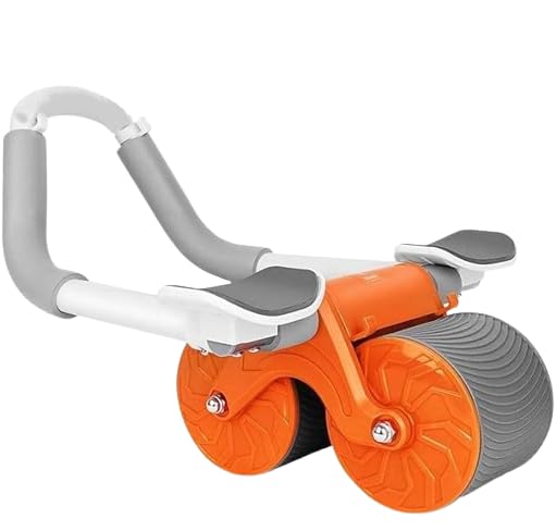 WIDE MART Automatic Rebound Ab Roller Wheel – Silent Abdominal Exercise Roller for Core, Arms, and Back Home Gym Fitness Equipment for Men & Women Workout Trainer with Mute Design-image-36