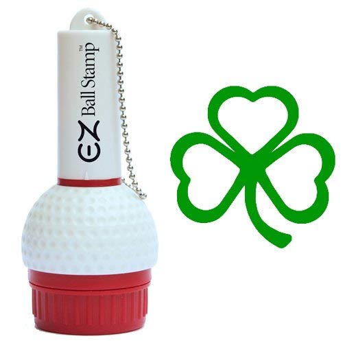 EZBallStamp Golf Ball Stamp Marker (Green Shamrock) — image 1