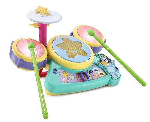 Batería Bluey Hooray de VTech para Pequeños Músicos
