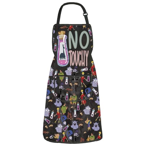 ZJXHPO Kuzco Llama Lover Gift No Touchy Kitchen Apron Kuzco Poison Apron With Pocket Kuzco Kitchen Decor (No Touchy Apron)