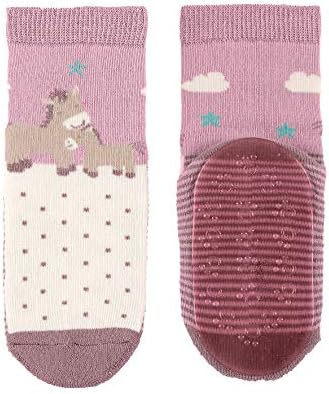 Calzini Pantofola Sterntaler Con Motivo Cavallo E Cuori - Comodi E Morbidi Per Bambina - Foto 5