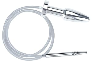 Enema Vaginal Cleaner Kit Stainless Steel with Catheter Anal Plug Prostate Massage