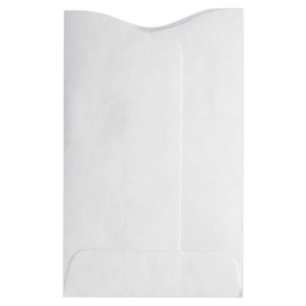 LUXPaper Tyvek Credit Card Sleeves | 2 1/4" x 3 1/2" | White | 14lb. Text | 50 Qty