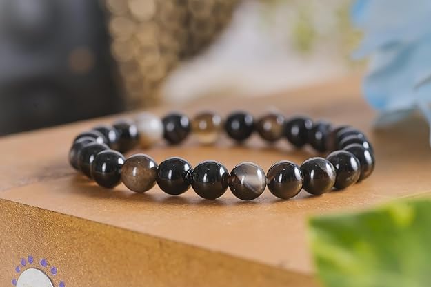 Image of Certified Crystal Bracelet | 8mm Beads | Stretchable Healing Bracelet | Bracelets for Men and Women |