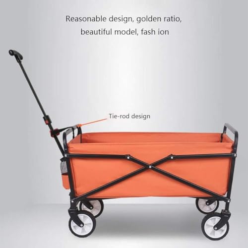 Carrito plegable de jardín con frenos para festivales y camping miniatura 5