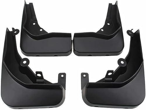 4 pièces Garde-Boue Voiture pour 2014-2016 Mercedes-Benz Classe E Berline W212, ABS Rigide Anti-Corrosion, Avant/Arrière, Protection Anti-Projections, Anti-Corrosion, Installation Facile Sans Perçage
