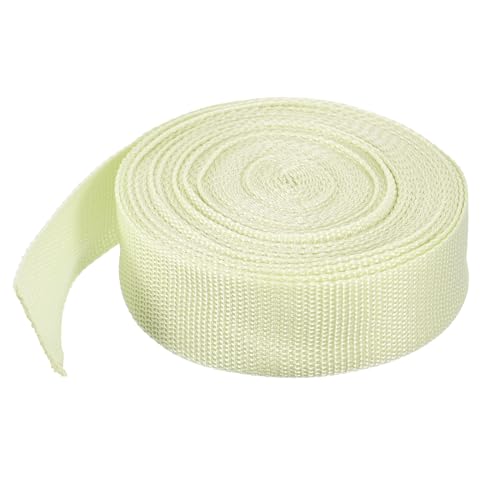Image of MECCANIXITY Lightweight Polypropylene Webbing Strap 1.5 inch 10 Yard Backpack Strapping Band Apricot for Outdoor Luggage Cargo Straps