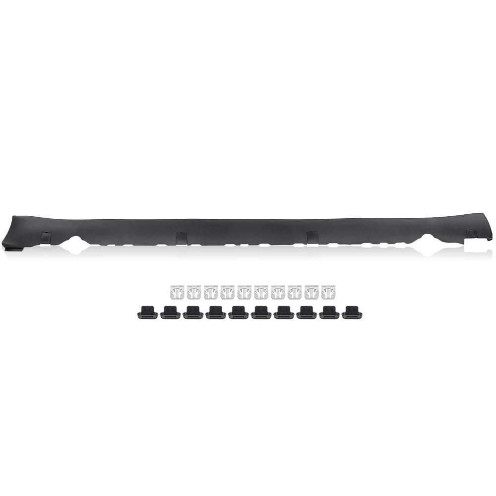 PIT66 Right Door Side Skirt Molding Rocker Lower Cover Trim Compatible With Tesla Model 3 2017-2022 1089829-00-D, 1089831-00-D