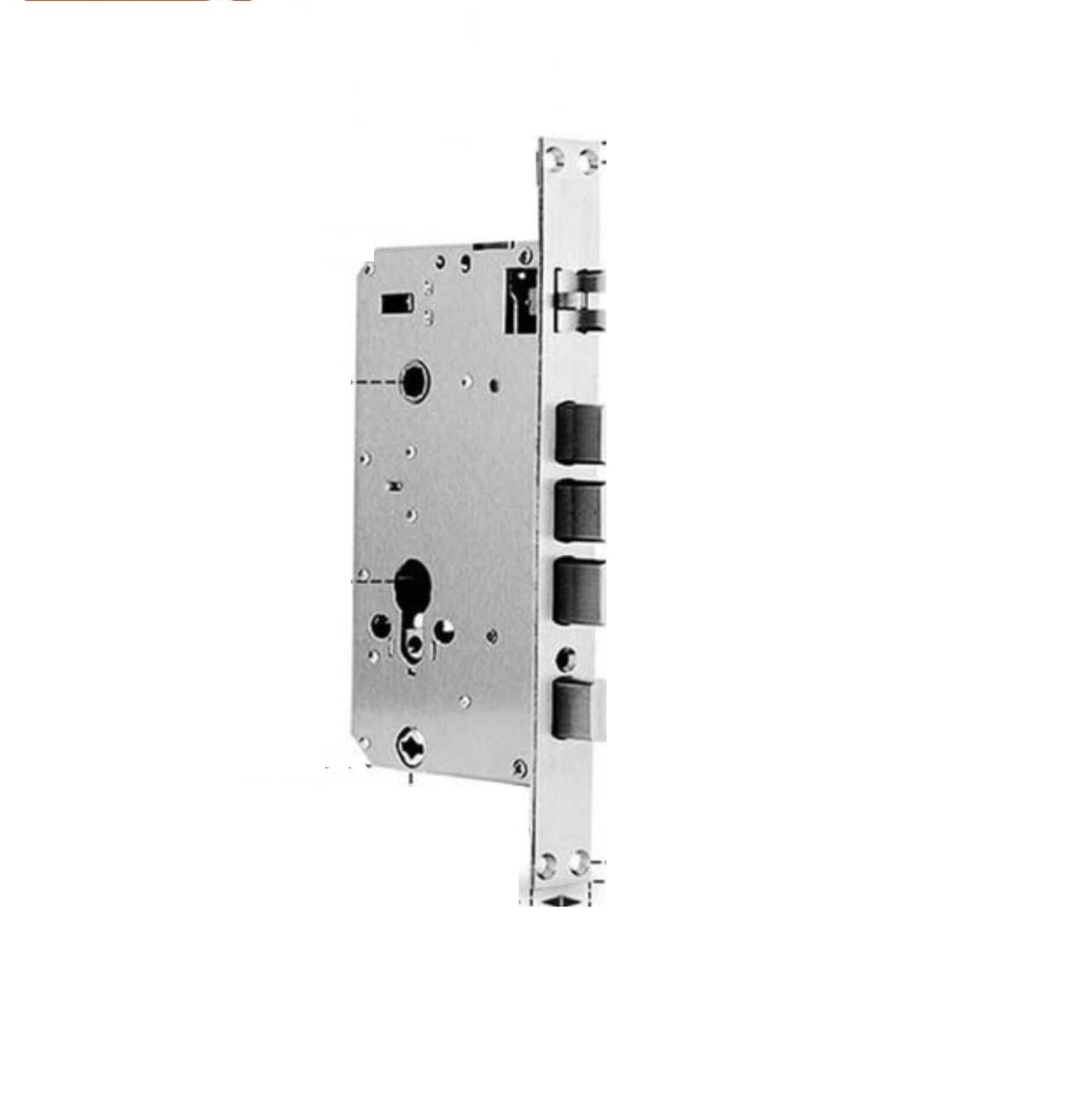 Eazyliv Smart Solutions mortise lock body,Suitable for fingerprint lock,Stainless steel panel, Anti-theft bolt, mute, lift handle to lock (24 X 240MM)