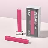 GAOY Handheld UV Light for Gel Nails, Mini Nail Light, Portable LED Nail Lamp, Cordless Rechargeable USB Nail Dryer for Fast Curing, Rose