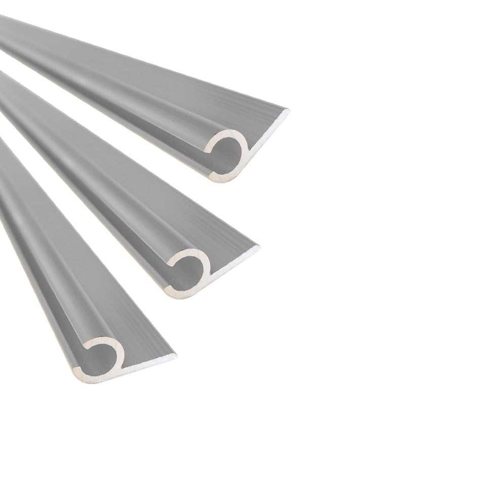 Campervan Motorhome Caravan Awning Rail C Channel 3 X 1.2metre Strip with D/S tape