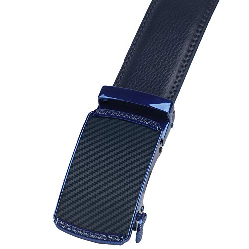 Image of Lavemi Men's Real Leather Ratchet Dress Casual Belt, Cut to Exact Fit,Elegant Gift Box