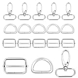 Flexible Drehung: Diese Karabiner für Tasche verfügen über 360° für maximale Flexibilität und sind einfach zu verwenden. Diese drehbaren Schlüsselbundhaken sind Zubehörteile mit Schnellverschluss, die dafür sorgen, dass Ihre Gegenstände nicht herausfallen.