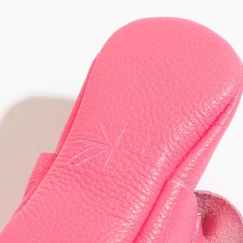 Freshly Picked Leather Knotted Bow Baby Girls Shoes, Toddler Girl Dress (Dreamhouse Pink, 2-2.5 Years)4