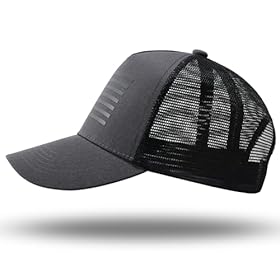 American-Flag-Trucker-Hat-Snapback-Hat-Baseball-Cap-for-Men-Women-Breathable-Mesh-Side-Adjustable-Fit-for-Casual-Wear