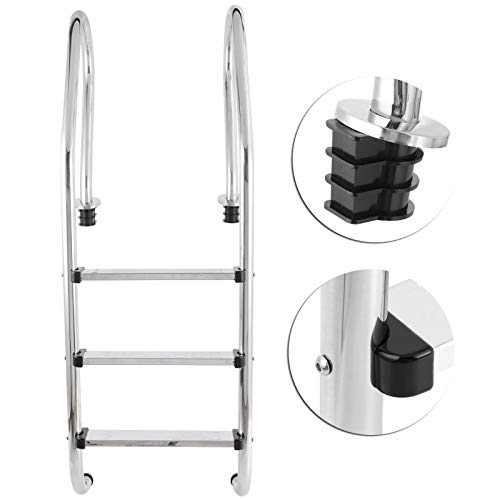 Escalera para piscina de 3 pasos acero inoxidable 304 miniatura 6