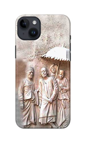 Image of Printed Hard Back Cover Case for Apple iPhone 14 Back Cover (Sai Baba) -1803