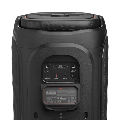 JBL PartyBox 130, Tragbarer Partylautsprecher mit Klappgriff, Schwarz