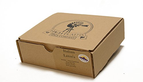 Italian Lovers Gift Set of 4 ~ Gift Set by High Plains Spice Company ~ Gourmet Meat and Veggie Spice Blends & Rubs For Beef, Chicken, Veggies & All Recipes ~ Spice Blends Handcrafted In Colorado, USA