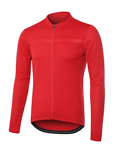 Hauts de vélo pour hommes manches longues contre le froid et la sueur