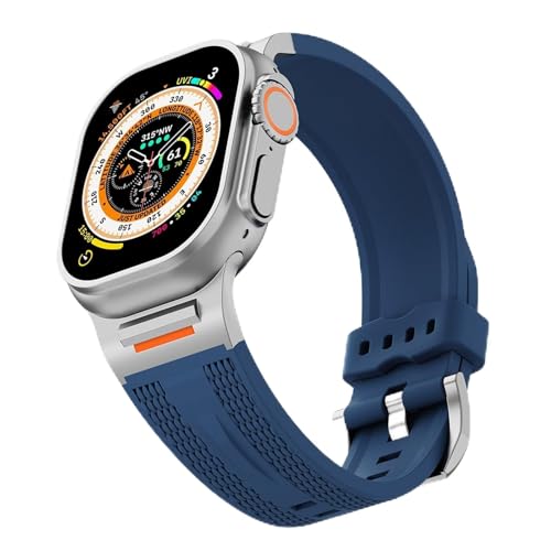 IOTUP - Correa deportiva para Apple Watch S10 46mm 49 Ultra S10 42MM 45 44 40 38mm, correa de silicona elástica adecuada para correas de reloj IWatch 10/9/8/7/SE/6/4/5/3, For iwatch S10 46mm, Ágata