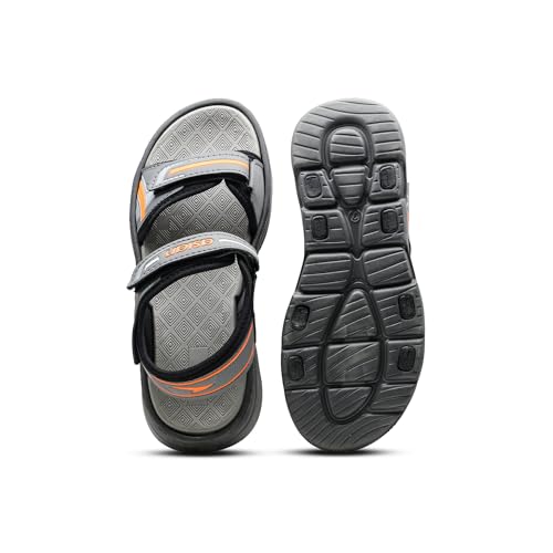 Image of ASIAN Mens VIRAT-01 Casual Sandals with adjustable velcro closure for easy wear with flexible fitting and trendy and stylish looks ideal for everyday use for mens as well as boys