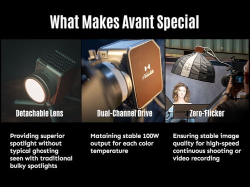 HOBOLITE Hobolite Avant LED ビデオライト 標準キット 100W の商品画像 5