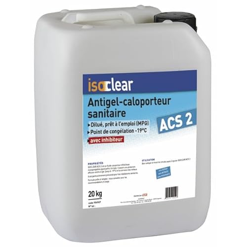 DIFF - Antigel caloporteur sanitaire et solaire dilué ACS2 20kg - DIFF