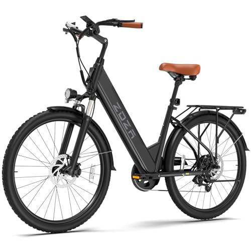 ZDZA Electric Bike for Adults 26'', 1200W Peak...