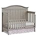 Soho Baby Chandler Crib to Toddler Bed Guard Rail Conversion Kit, Stone Wash, GreenGuard Gold Certified