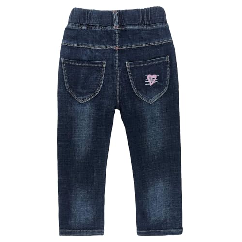 Image of Peacolate 2-7T Spring Fall Summer Little Girls 2pcs Clothing Set T Shirt and Jeans