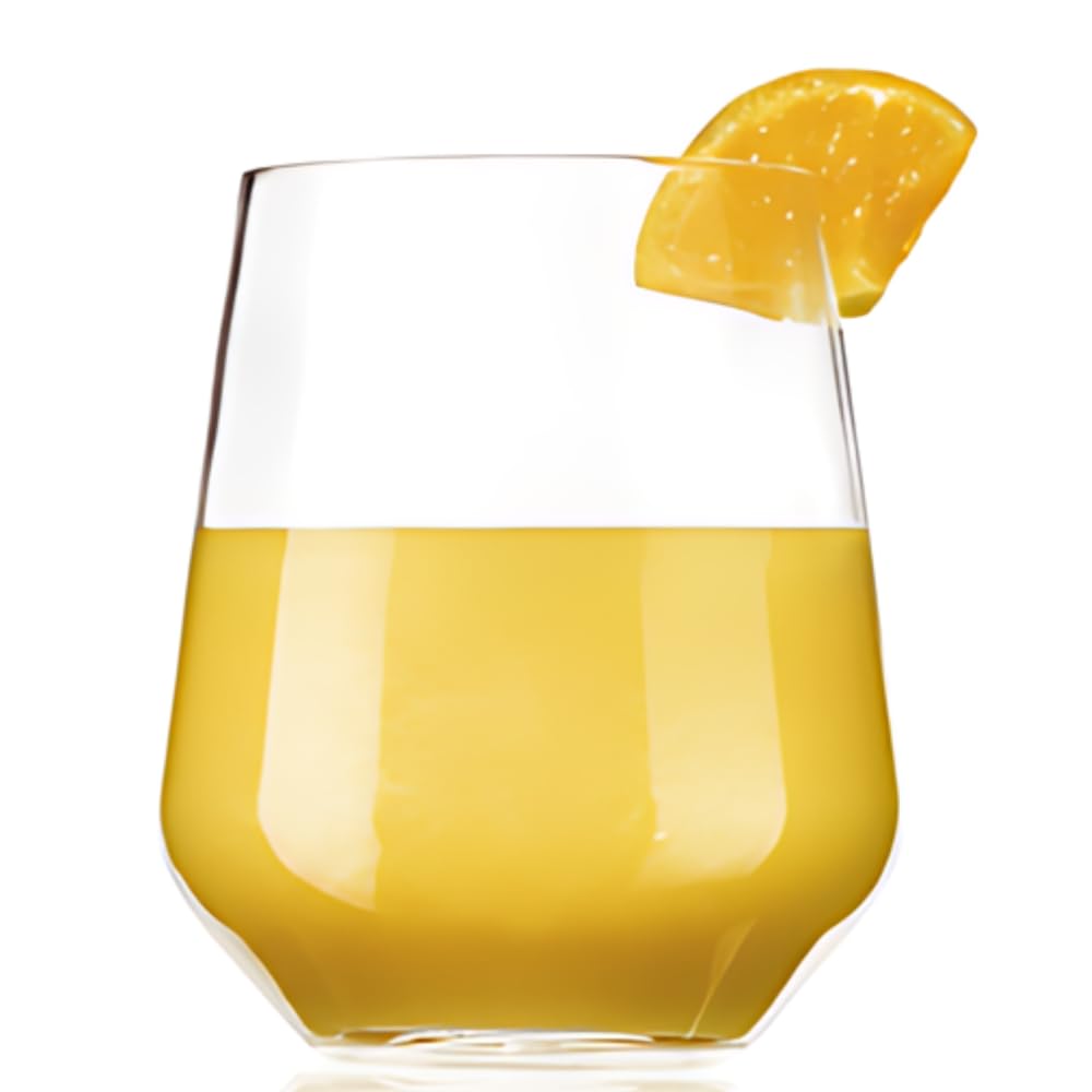 AIOS Lot de 6 verres à vin/eau incassables en Tritan sans BPA Capacité 390 ml