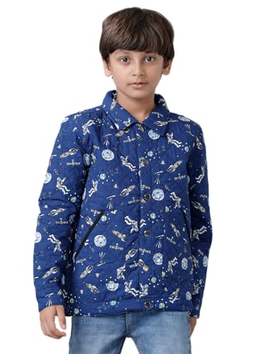 Image of Under Fourteen Only Boys Winter Jacket, Full Sleeve,Sleeveless Quilted Puffer Jacket with Front Closure, Casual Warm Jacket for Kids, Lightweight Winterwear for School, Outdoor Play and Travel