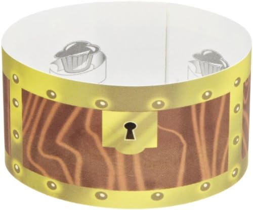 Roundabouts Cupcake Sleeves Treasure Chest Cupcake Sleeve (Pack of 24)