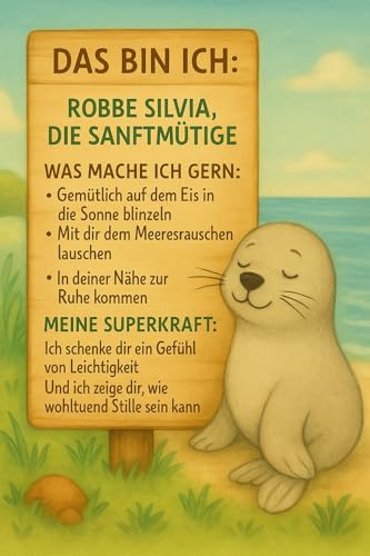 Duckshop I Stofftier I Kuscheltier Robbe Silvia klein I Plüsch I Geschenk für Kinder