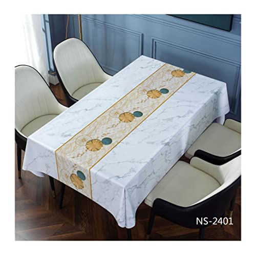 FANIVIN Mantel Impermeable y a Prueba de Aceite de PVC Fácil de Limpiar Resistencia al Desgaste 120*120cm Cover