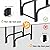 HYPATA 4 FT Firewood Rack Outdoor with Cover, Wood Racks Outdoor for Firewood, Outdoor Firewood Rack w/600d Fabric Waterproof Cover, 350 LBS Weight Capacity, Outdoor Indoor Use