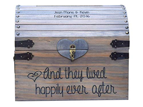 Rustic Wooden Card Chest - Rustic Wedding Decor Box- Wedding Card Box - Rustic Wedding Card Box - Wedding Card Holder - Wedding Card Box