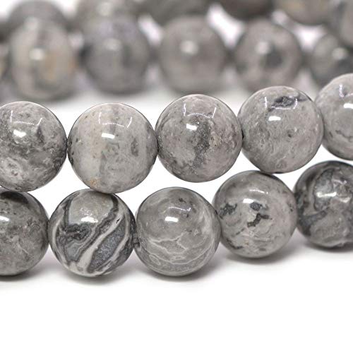 Image of Justinstones Gem Semi Precious Gemstone 8mm Round Beads Stretch Bracelet 7 Inch Unisex