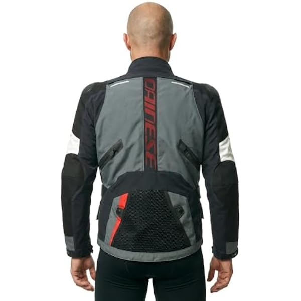 Dainese Carve Master 4 Gore-Tex водонепроницаемая мотоциклетная куртка черный серый красный 50