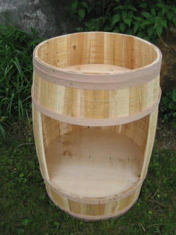 All Maine Bucket BD203 18 x 30 Inch Cut Out Display Barrel