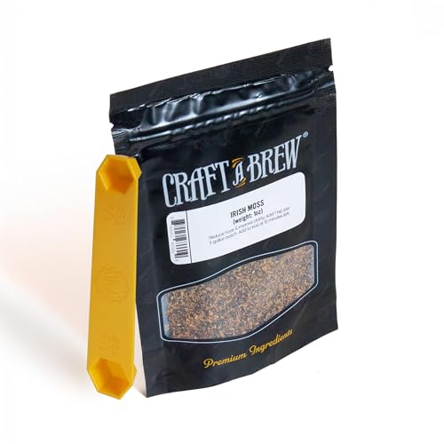 Craft A Brew - Irish Moss - For Beer Brewing - Helps Brew Clearer Beer - Clarifier For Home Brewing - 1 oz Package