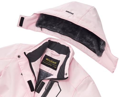 Wickham WG/001 Girl'S Waterproof Ski Jacket Winter Warm Fleece Lined Snow Windproof Jackets Removable Hood Ski Coat thumb #3