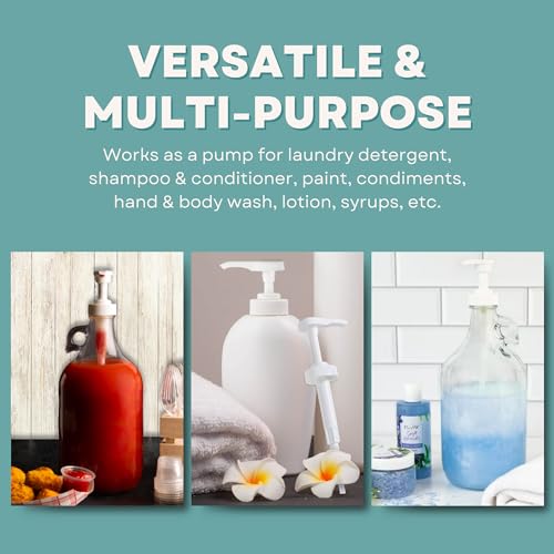 image for Shveesy Gallon Pump Dispenser - for Plastic or Glass Bottles – Heavy