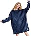 AmyHomie Wearable Blanket Hoodie for Adults & Teens,Oversized Sherpa Hooded Blanket,Warm Cozy Blanket Sweatshirt as Christmas Birthday Gifts for Women Men