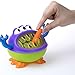 Nuby 3-D Monster Toddler Snack Containers - Spill-Proof Snack Cups for Toddlers with Soft Silicone Flaps - BPA-Free, Dishwasher-Safe