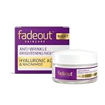 Fade Out Advanced+ Age Protection Even Skin Tone Night Cream - Natural Brightening Cream With Hyaluronic Acid, Rosehip Seed Oil and Sacha Inch Oil - 50ml