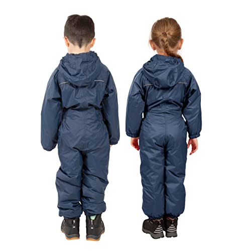 Trespass Dripdrop All-In-1 Rain Suit Navy 5-6 #TOP4